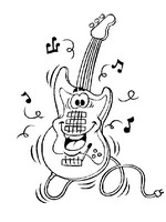 coloring page Musical Instruments