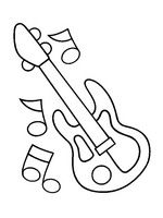 coloring page Musical Instruments