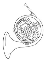 coloring page Musical Instruments