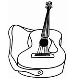 coloring page Musical Instruments
