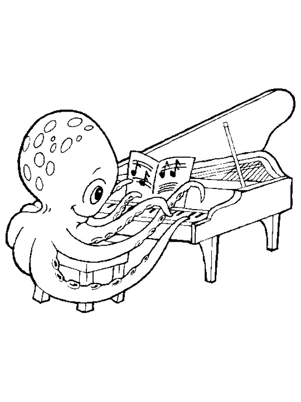 Kids-n-fun.com | 62 coloring pages of Musical Instruments