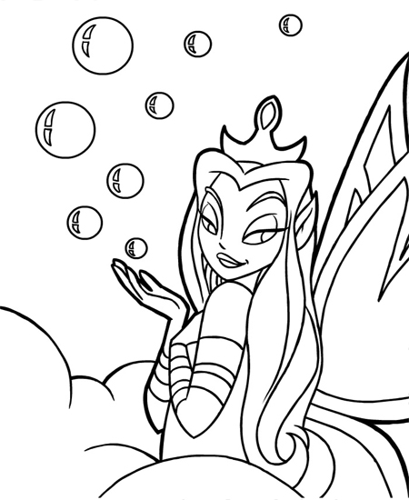faerie coloring pages - photo #28