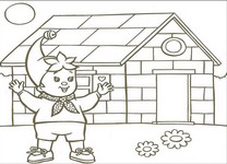 coloring page Noddy