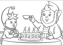 coloring page Noddy