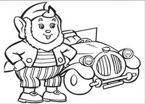 coloring page Noddy