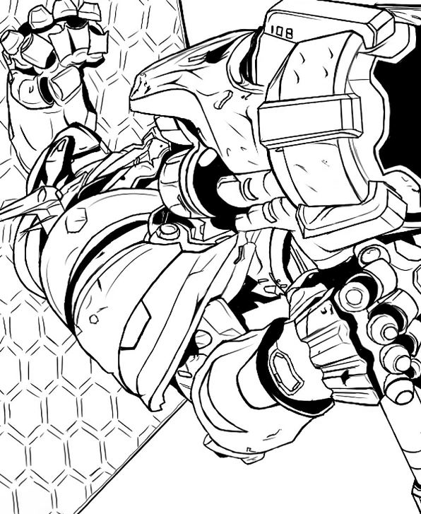 Kids-n-fun.com | 30 coloring pages of Overwatch