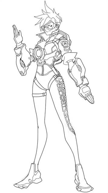 Kids-n-fun.com | 30 coloring pages of Overwatch