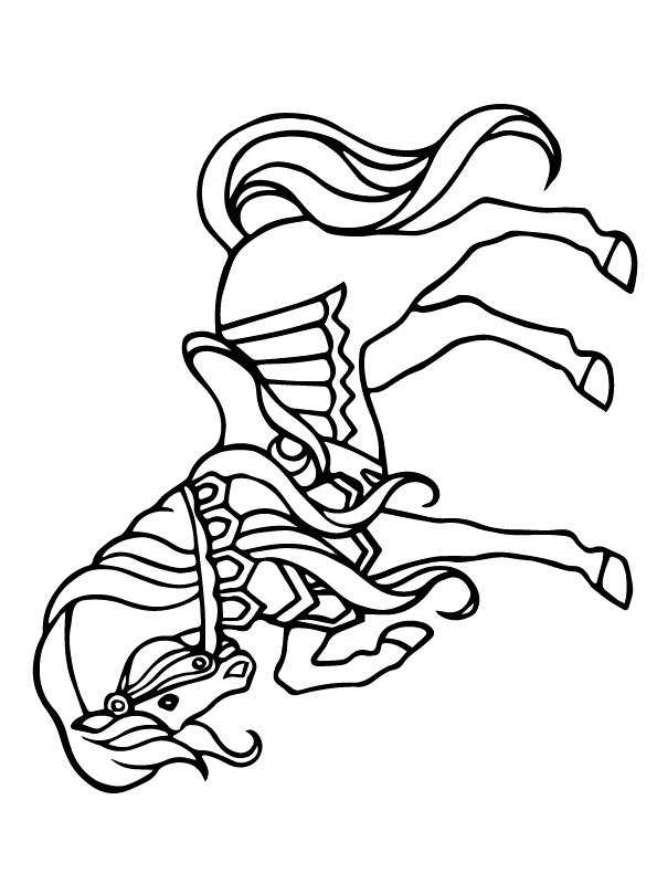 Kids-n-fun.com | 63 coloring pages of Horses