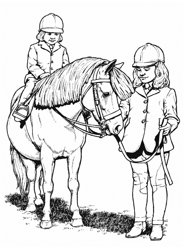 Kids-n-fun.com | 63 coloring pages of Horses