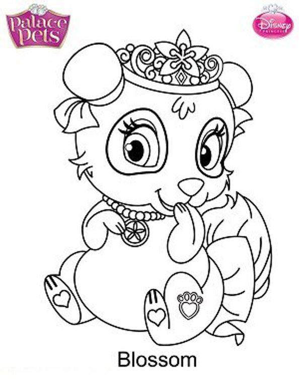 palace pets coloring pages for kids - photo #38