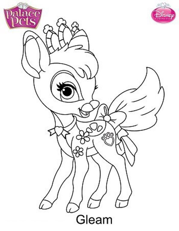 palace pets coloring pages for kids - photo #31