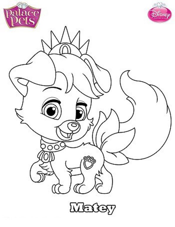 palace pets coloring pages for kids - photo #8