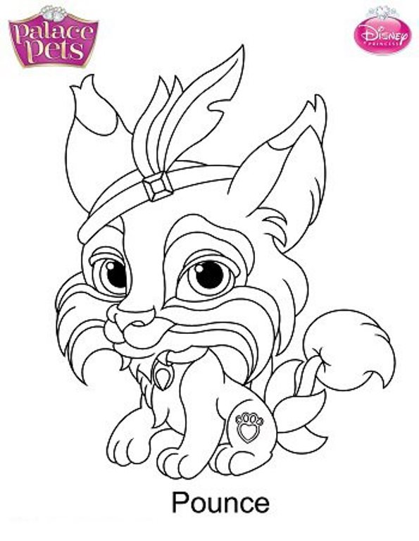 palace pets coloring pages for kids - photo #25