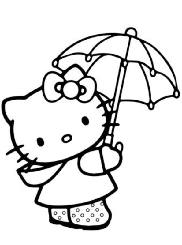Hello Kitty umbrella Color black - SINSAY - 8877R-99X