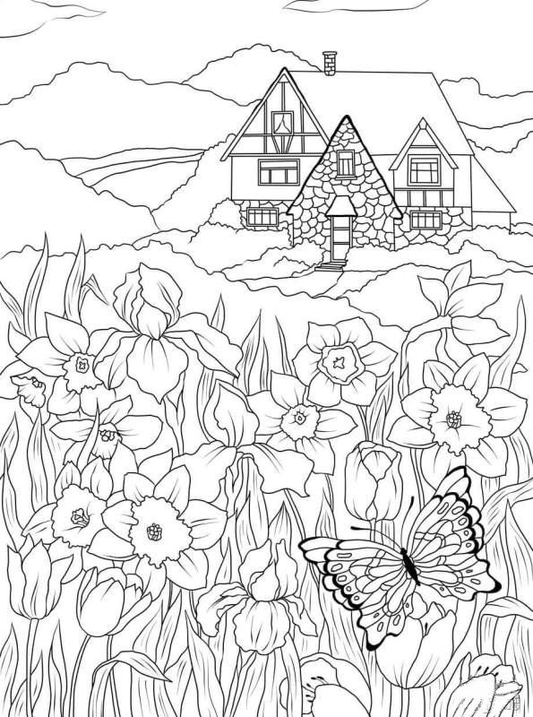 Kids-n-fun.com | Coloring page Easter adults Easter adults