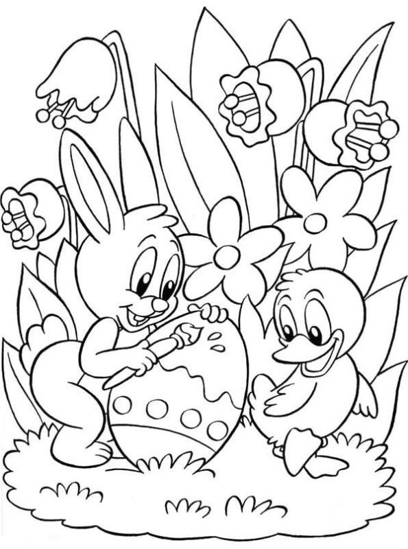 Kids-n-fun.com | 25 coloring pages of Easter