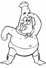 Kids-n-fun | 48 coloring pages of Patrick Starfish