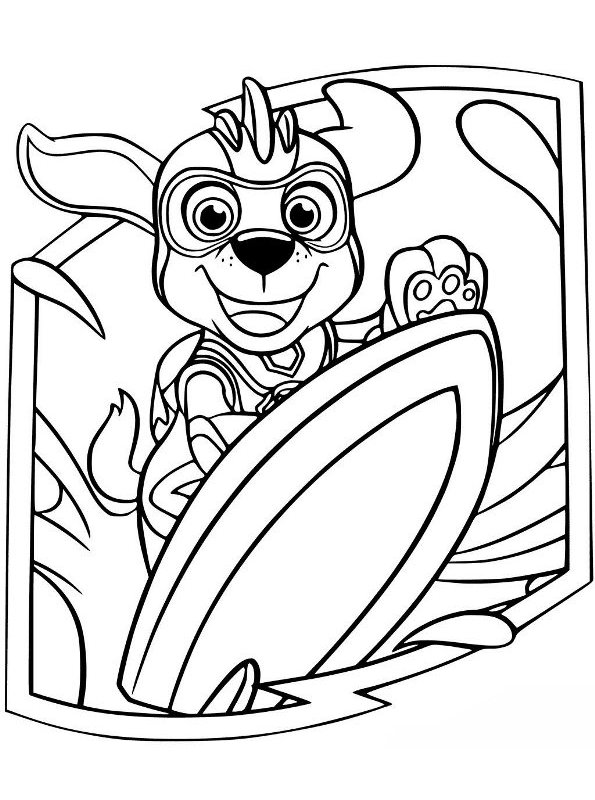 Precipice diameter utilgivelig Kids-n-fun.com | Coloring page Paw Patrol Mighty Pups Zuma Mighty Pups