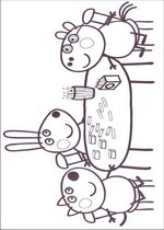 coloring page Peppa Pig