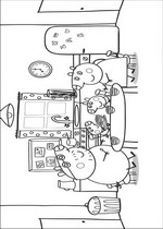 coloring page Peppa Pig
