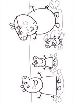 coloring page Peppa Pig