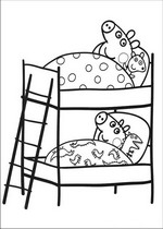 coloring page Peppa Pig