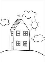 coloring page Peppa Pig