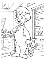 Peter  Coloring on Kids N Fun   25 Coloring Pages Of Peter Pan