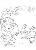 coloring page Peter Rabbit