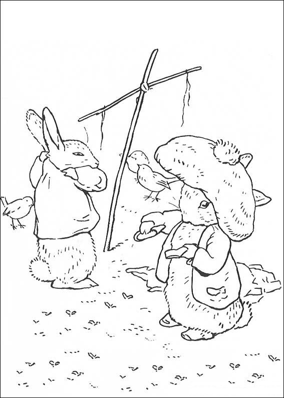 tale of peter rabbit coloring pages - photo #23
