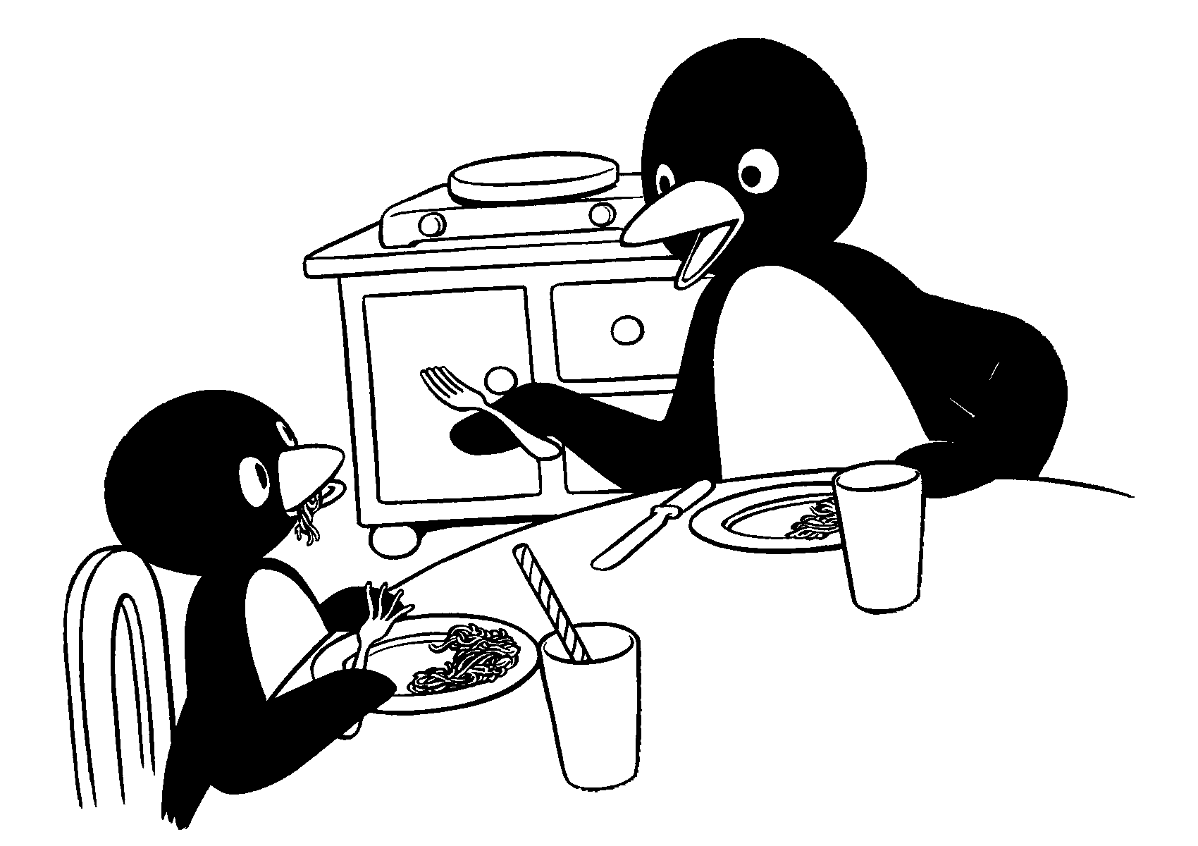 Pingu Coloring Pages - Kidsuki