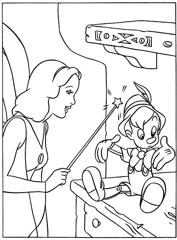 Kids-n-fun.com | 13 coloring pages of Pinocchio