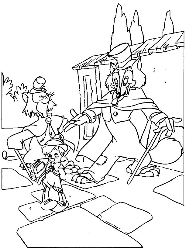 Kids-n-fun.com | 13 coloring pages of Pinocchio