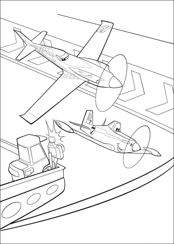 Kids-n-fun.com | 33 coloring pages of Planes