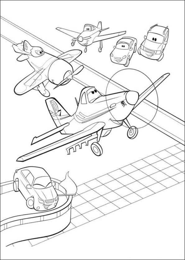 Kids-n-fun.com | 33 coloring pages of Planes