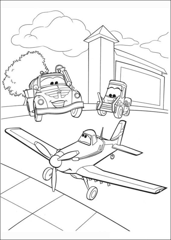 Kids-n-fun.com | 33 coloring pages of Planes