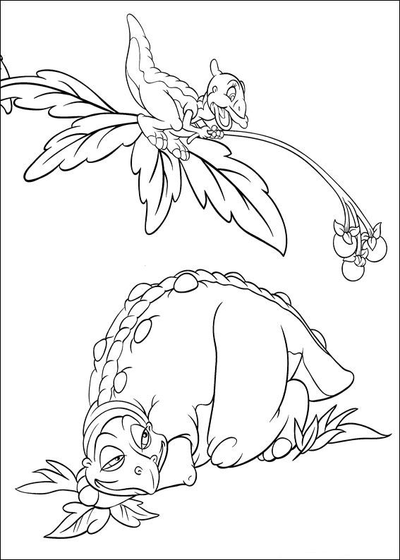 Kids-n-fun.com | 26 coloring pages of Land Before Time