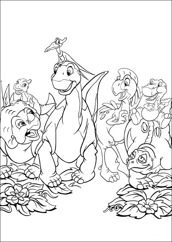 Kids-n-fun.com | 26 coloring pages of Land Before Time