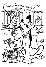 coloring page Pluto