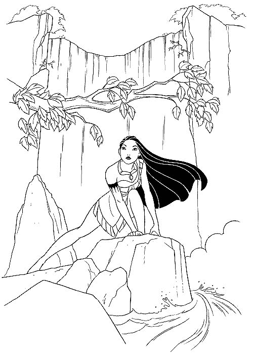 Kids-n-fun.com | 16 coloring pages of Pocahontas