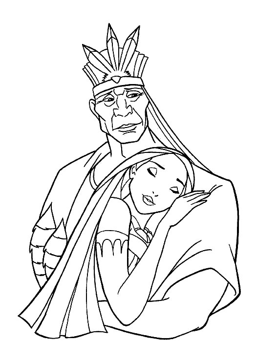 Kids-n-fun.com | 16 coloring pages of Pocahontas