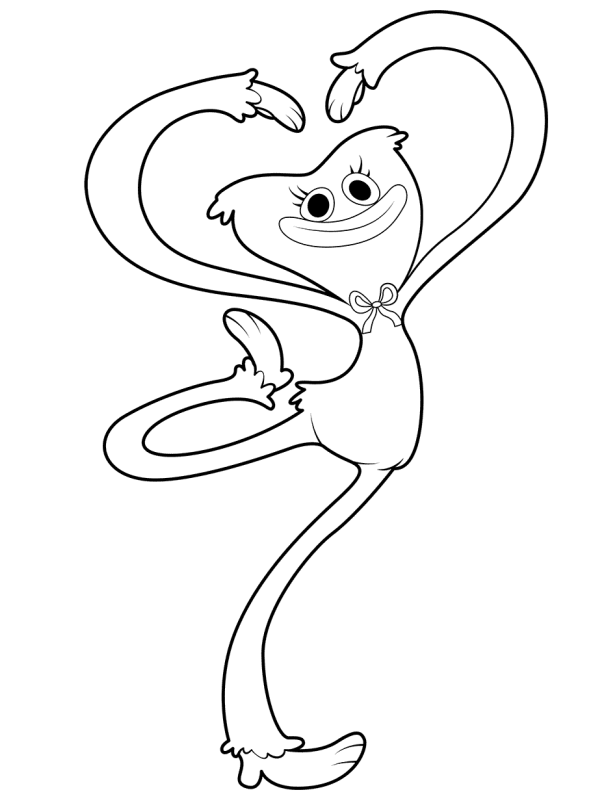 Poppy Playtime Coloring Pages 