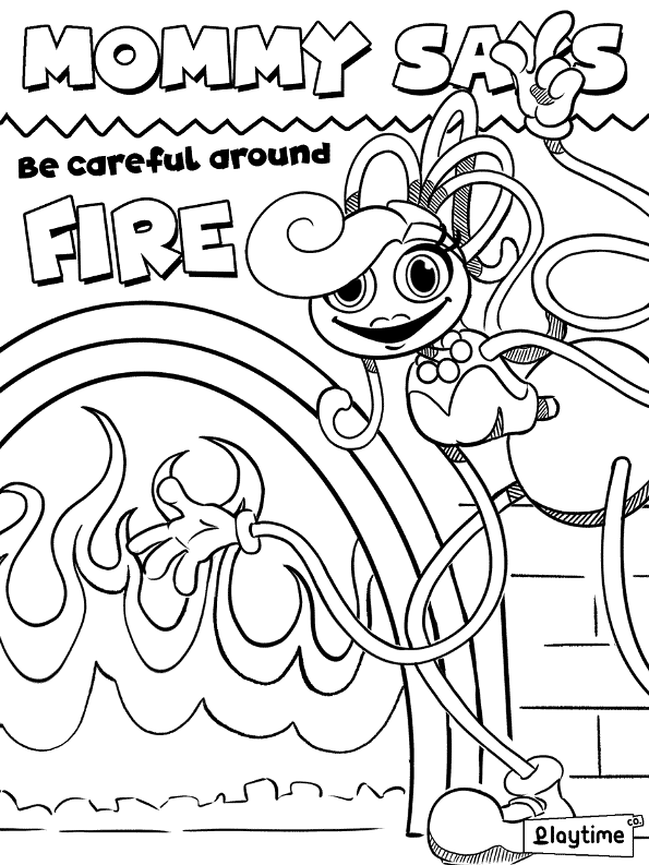 Mommy Long Legs Coloring Pages - Free Printable Coloring Pages for