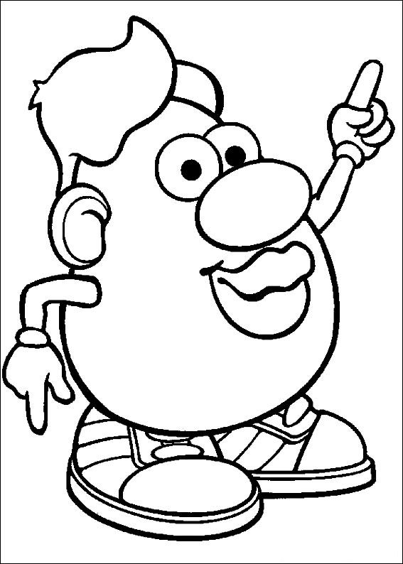 Coloring page Mr. Potato Head Mr. Potato Head