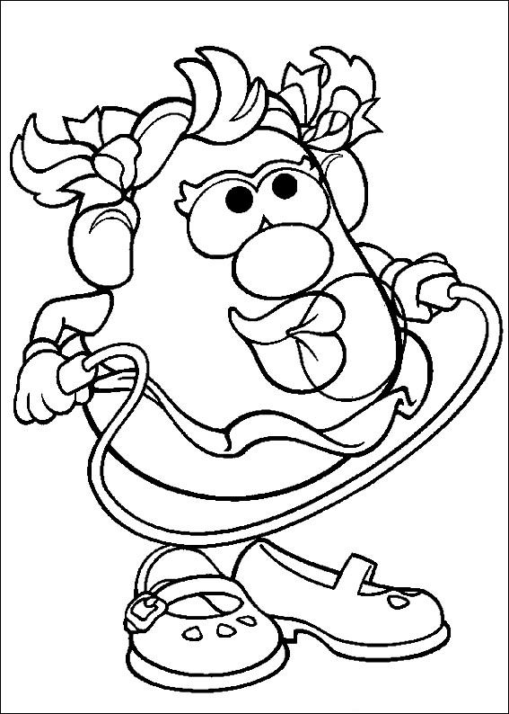 Kids-n-fun.com | 57 coloring pages of Mr. Potato Head