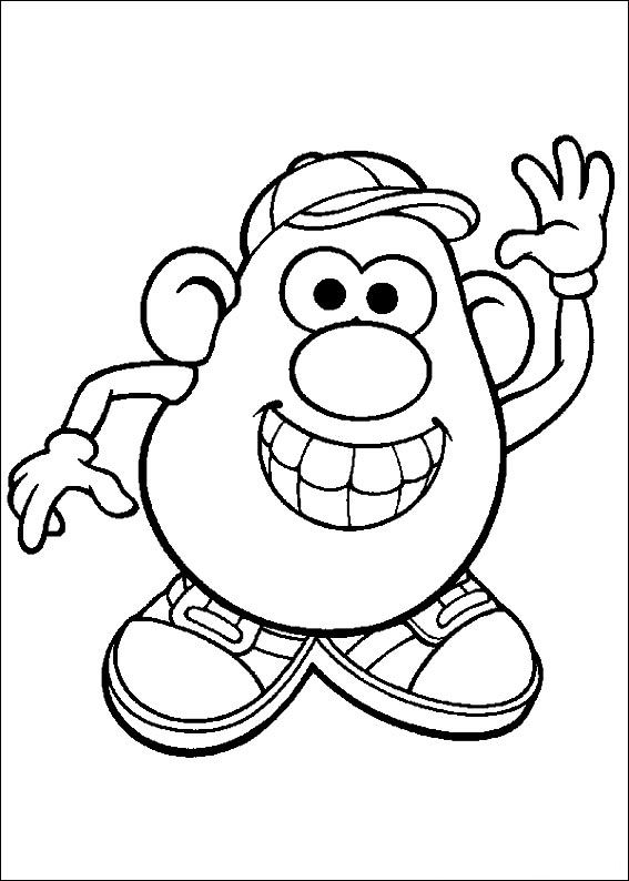 Kids-n-fun.com | Coloring page Mr. Potato Head Mr. Potato Head
