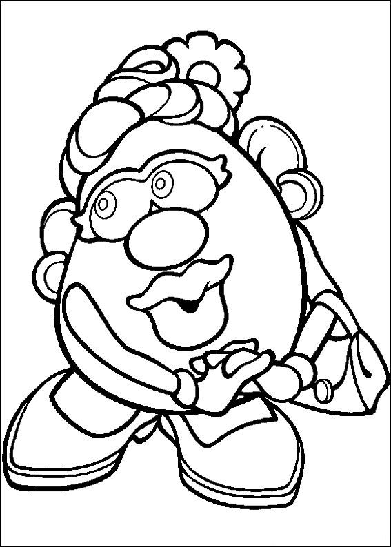 Coloring page Mr. Potato Head Mr. Potato Head