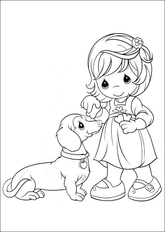 Kids-n-fun.com | 42 coloring pages of Precious moments