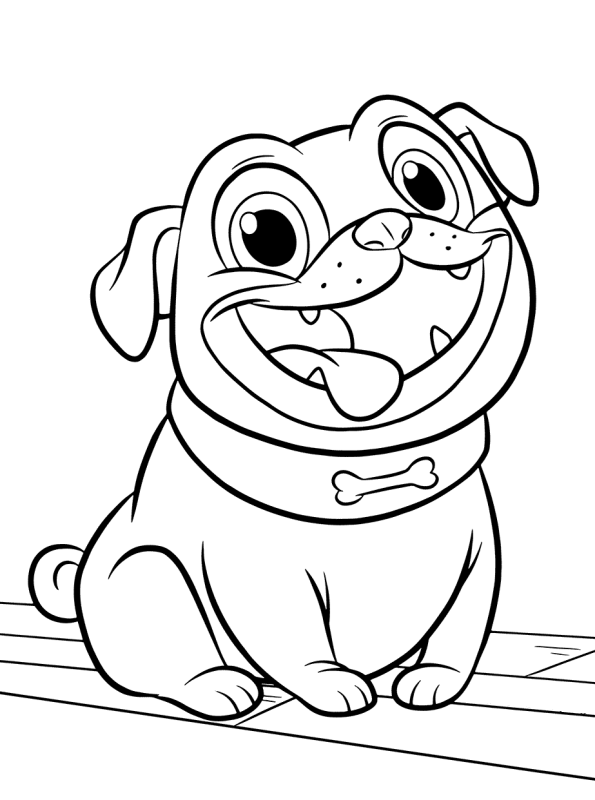 Kids-n-fun.com | Coloring page Puppy Dog Pals Disney Puppy