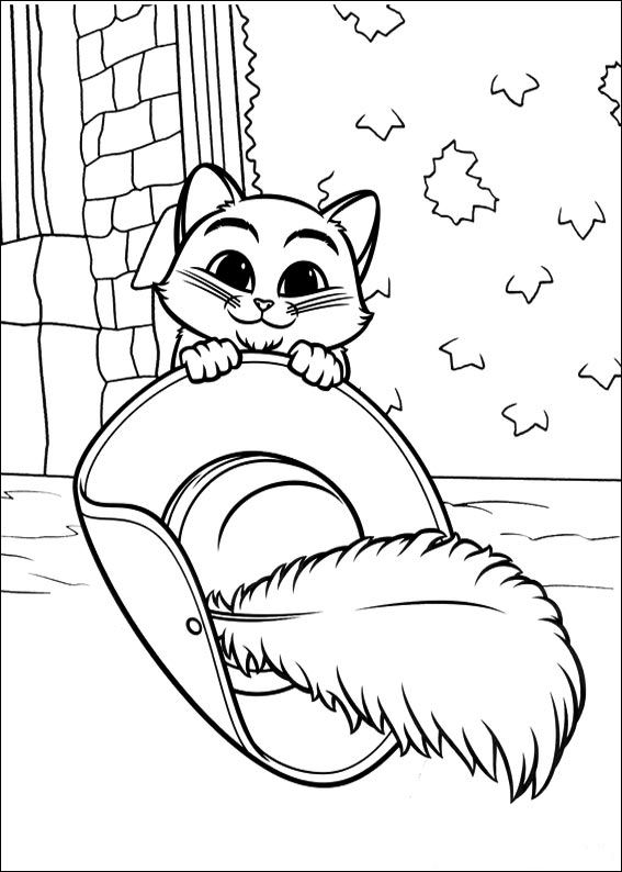 Kids-n-fun.com | 23 coloring pages of Puss in Boots